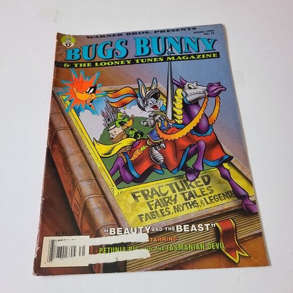 Looney Tunes Magazine & Bugs Bunny Magazine 90s Kids Vintage Comic Books Retro - Picture 3 of 8